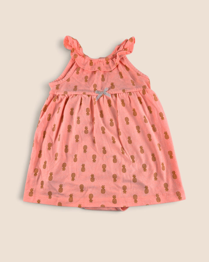 Pre-Loved George Pink Pineapple Dress Girls 18-24M | Betty’s Marketplace