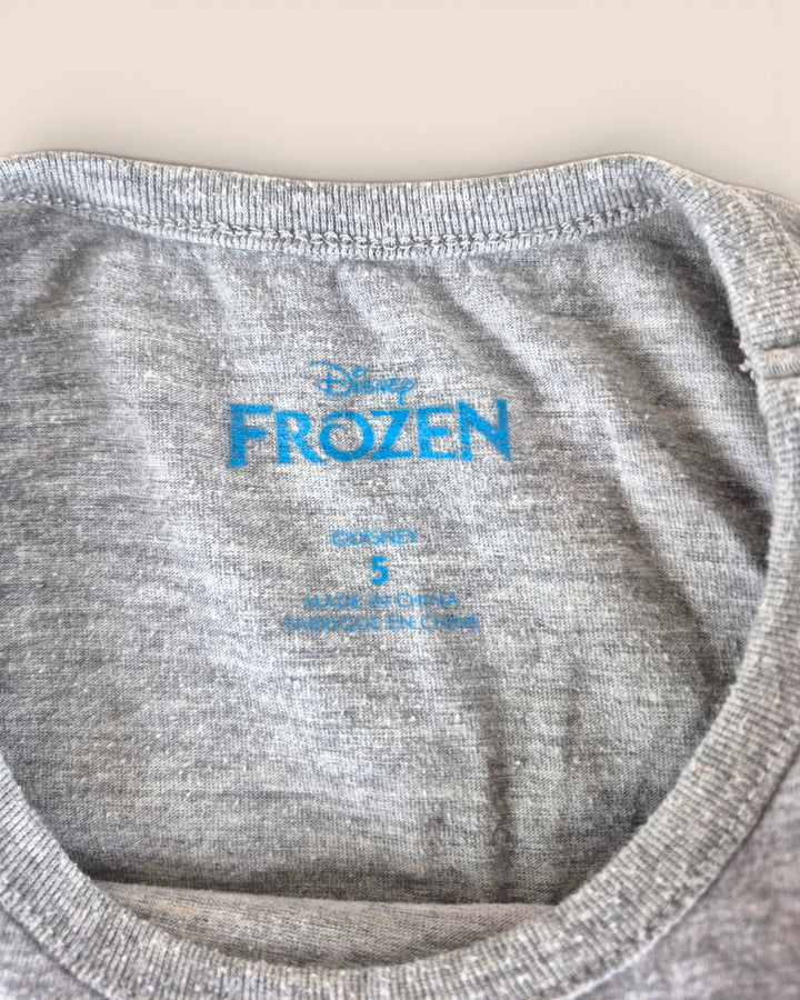 Pre-Loved Frozen Grey Long Sleeve Top Girls 5Y Play Condition | Betty’s Marketplace