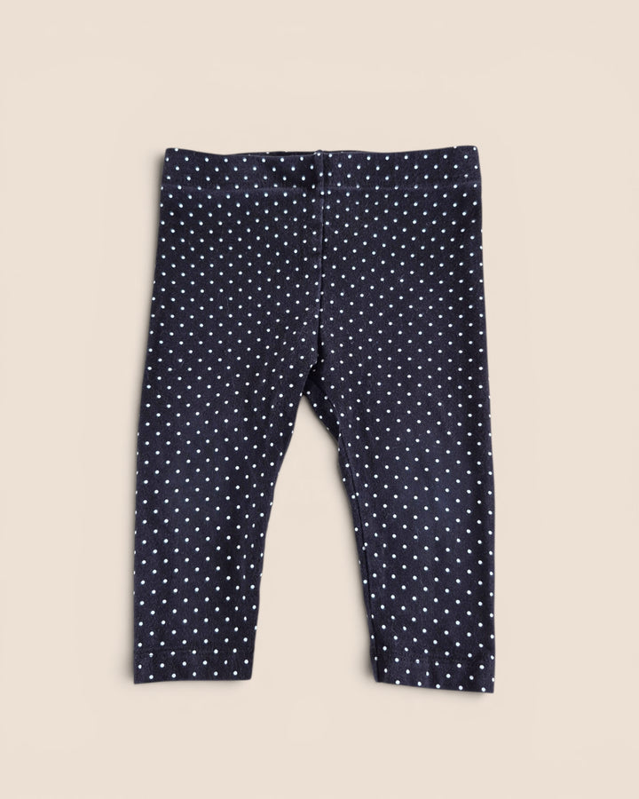 Pre-Loved Joe Fresh Black Polka Dot Leggings Girls 6-12M | Betty’s Marketplace