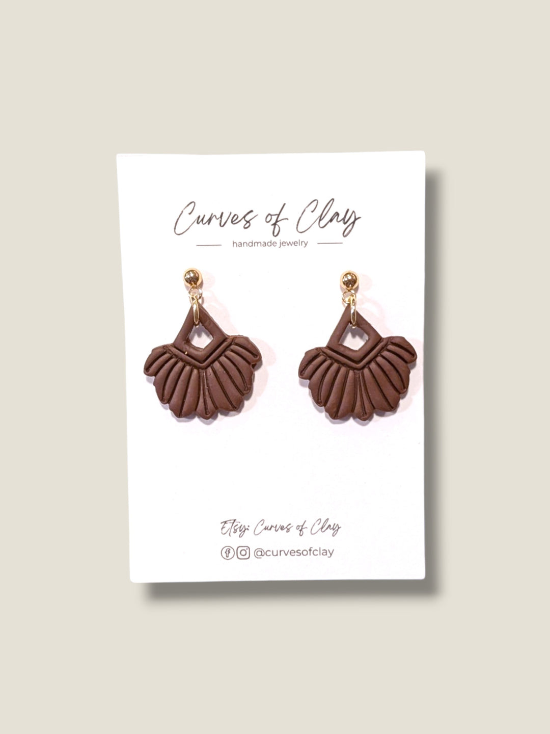 Curves of Clay, Everyday Dangle Earrings