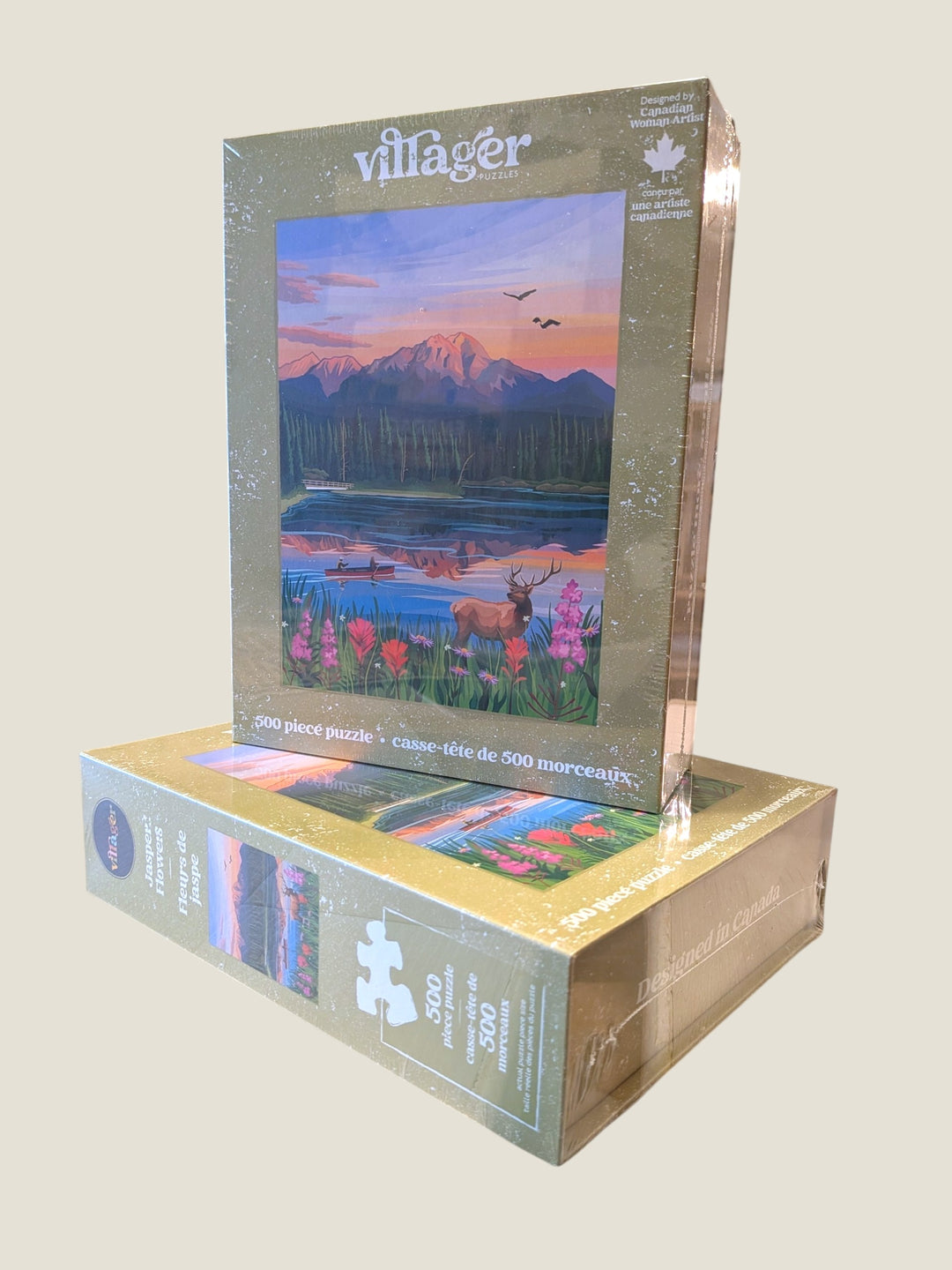 Villager Puzzles, Jasper Flowers (500 Piece)