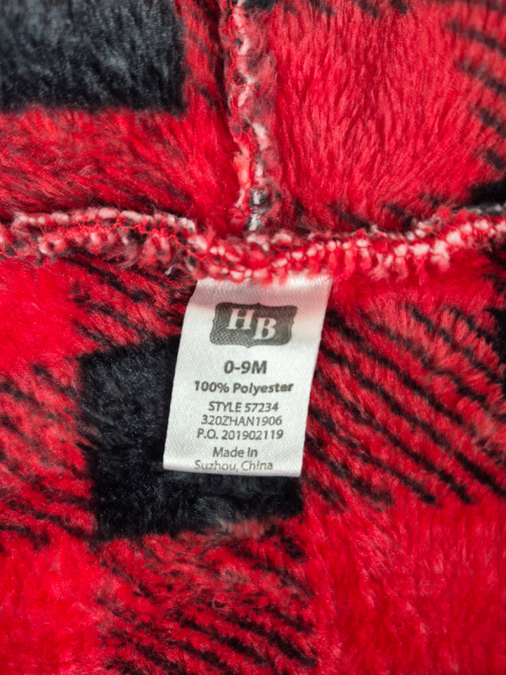 Pre-Loved HB Buffalo Plaid Housecoat 0-9M | Betty’s Marketplace