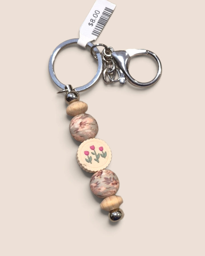 Teak Jewelry - Essential Oil Diffuser Keychains