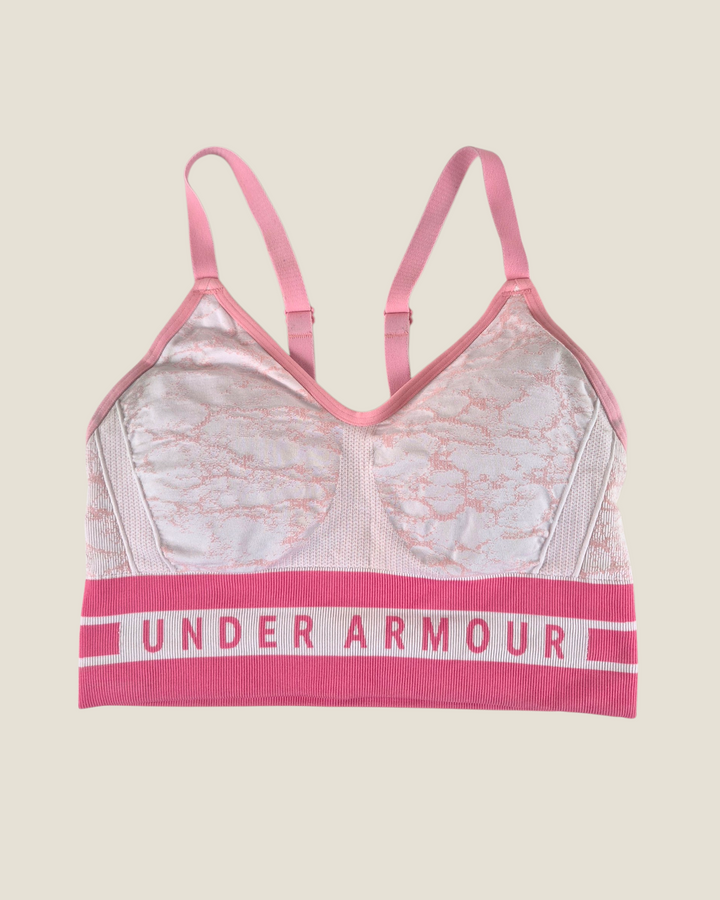 Pre-Loved Under Armour Pink Sports Bra Ladies Small | Betty’s Marketplace
