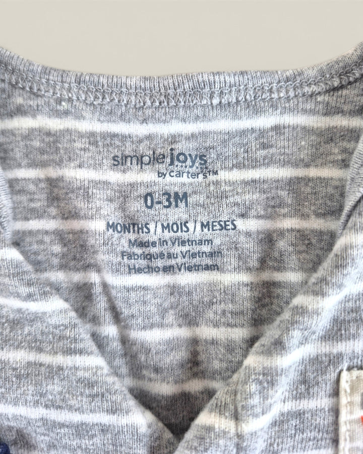 Pre-Loved Carter's Set Of 2 Striped Rompers 0-3M | Betty’s Marketplace