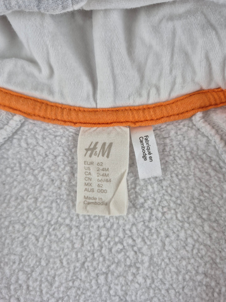 Pre-Loved H&M Grey Sweater Jacket Boys 2-4M | Betty’s Marketplace
