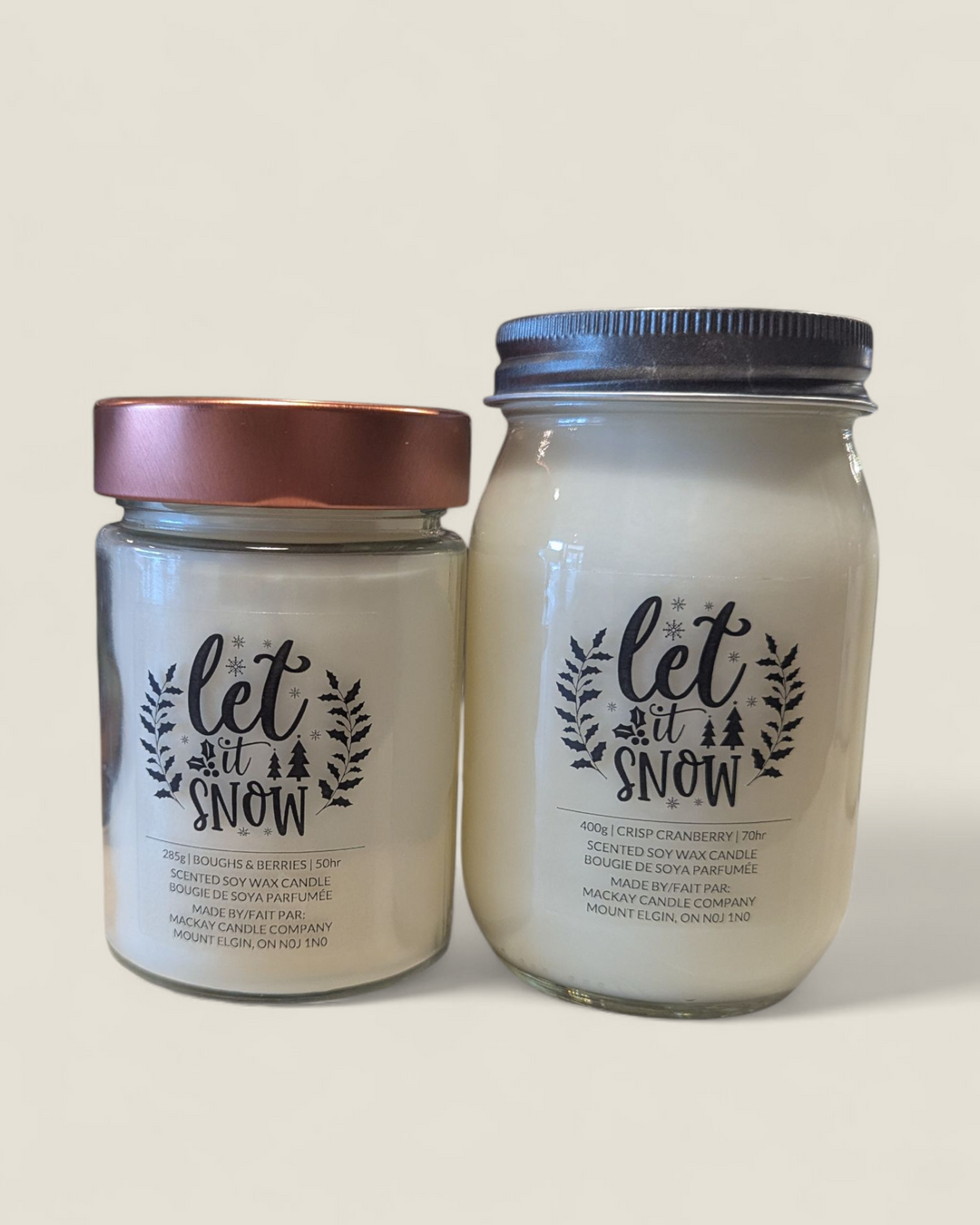 Mackay Candle Company, Signature Collection- Let It Snow