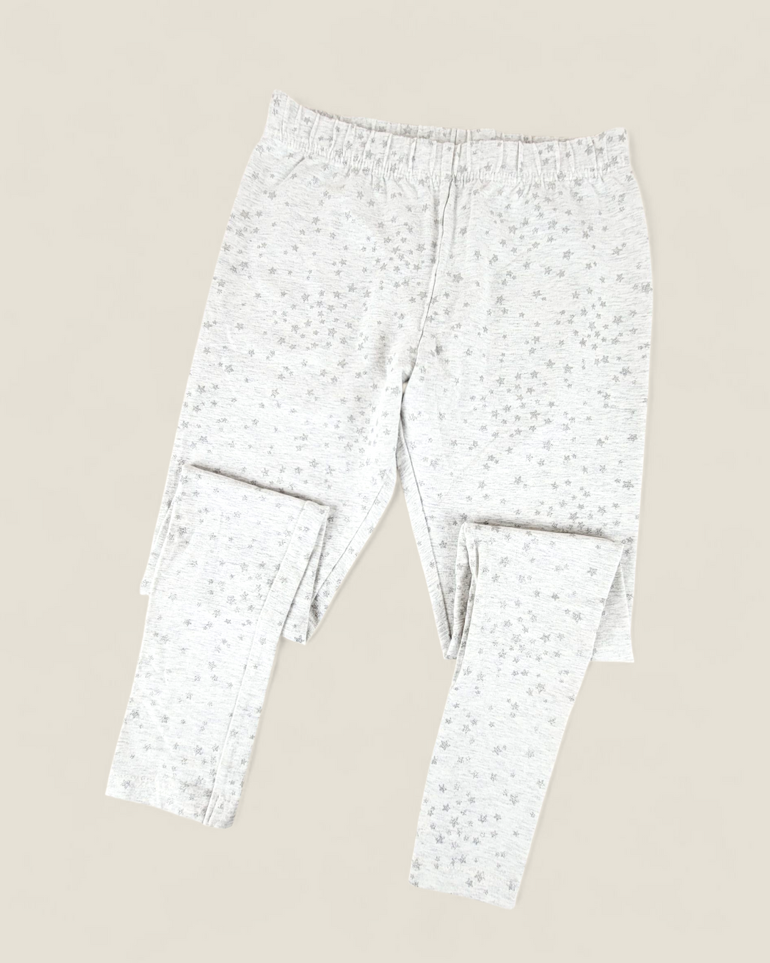 CARTERS GREY LEGGINGS WITH STARS GIRLS 10-12Y PRE-LOVED