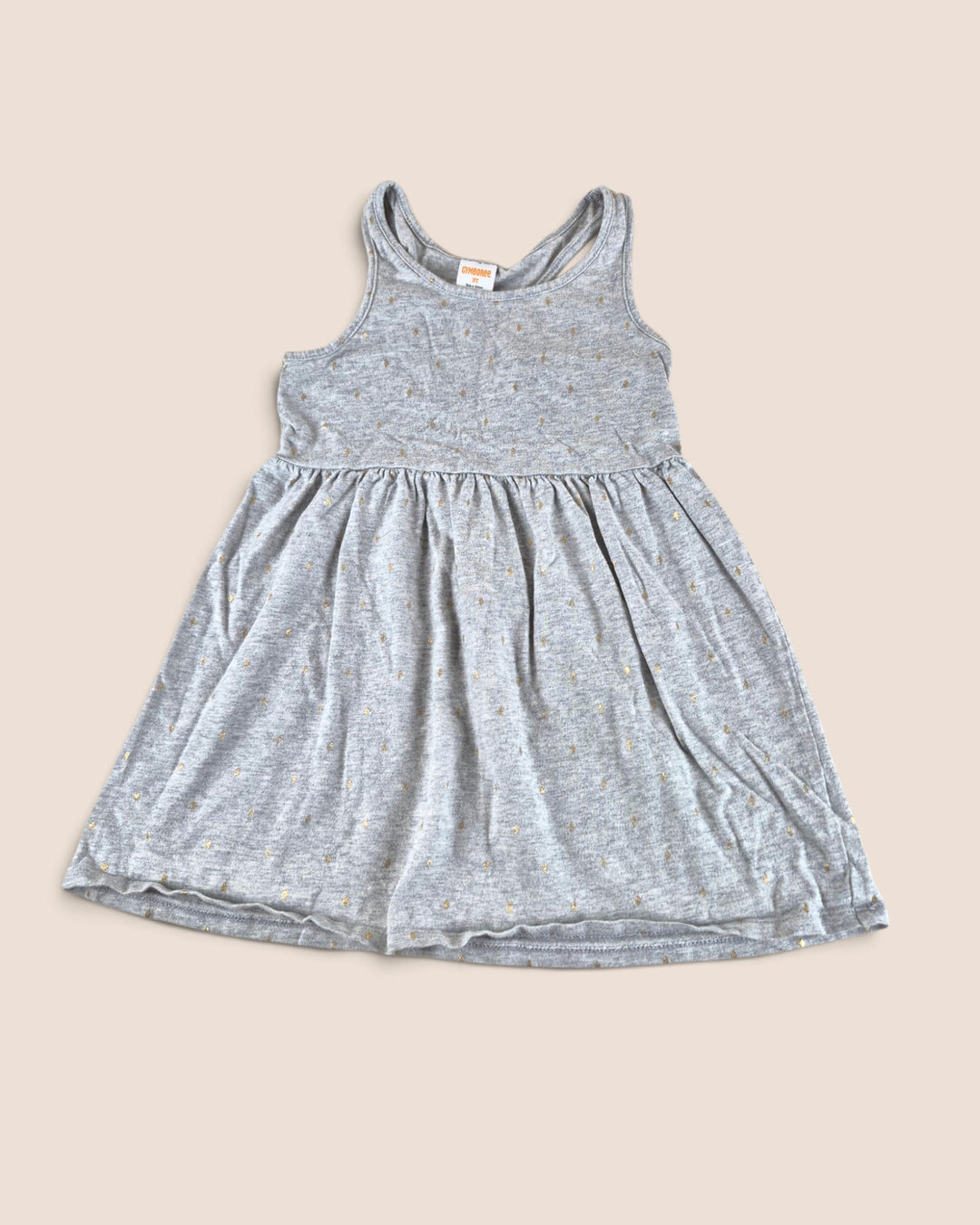 Pre-Loved Gymboree Grey & Gold Dress Girls 3Y | Betty’s Marketplace