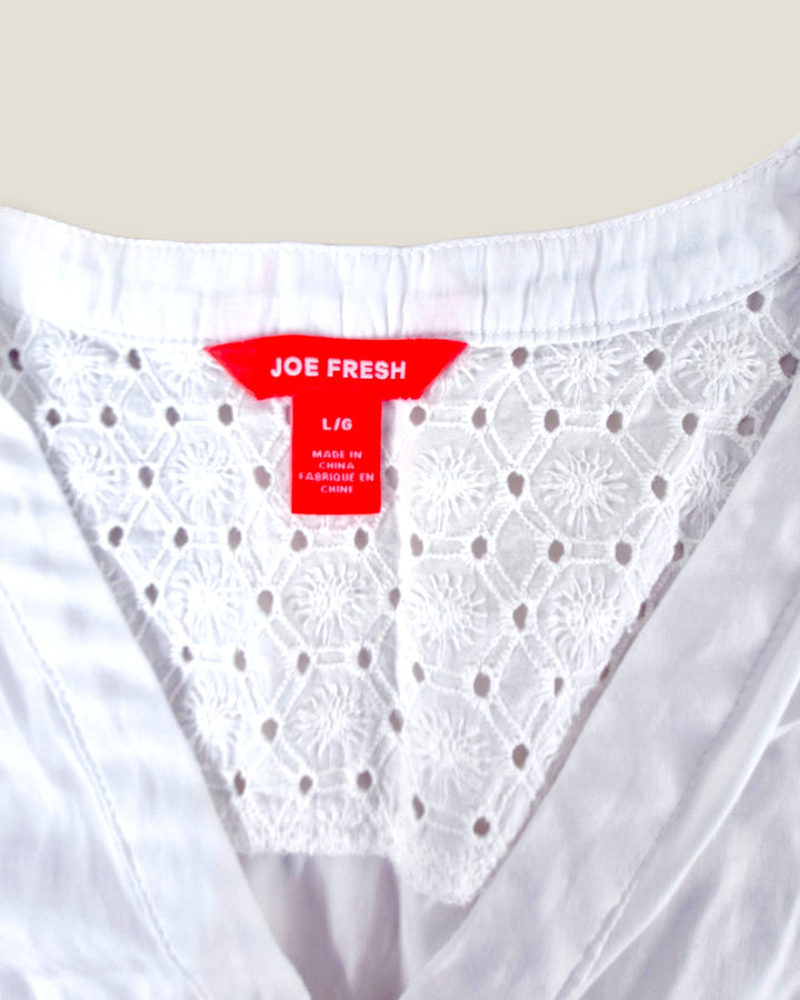 Pre-Loved Joe Fresh White Sleeveless Top Ladies Large | Betty’s Marketplace