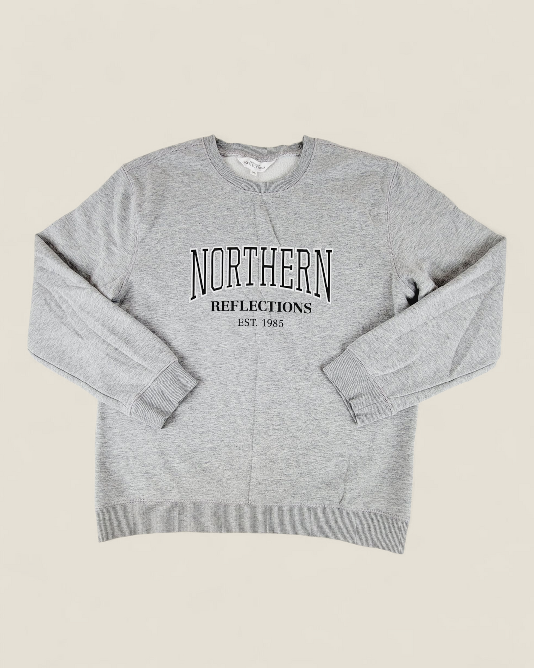 NORTHERN REFLECTIONS GREY CREWNECK YOUTH XL PRE-LOVED