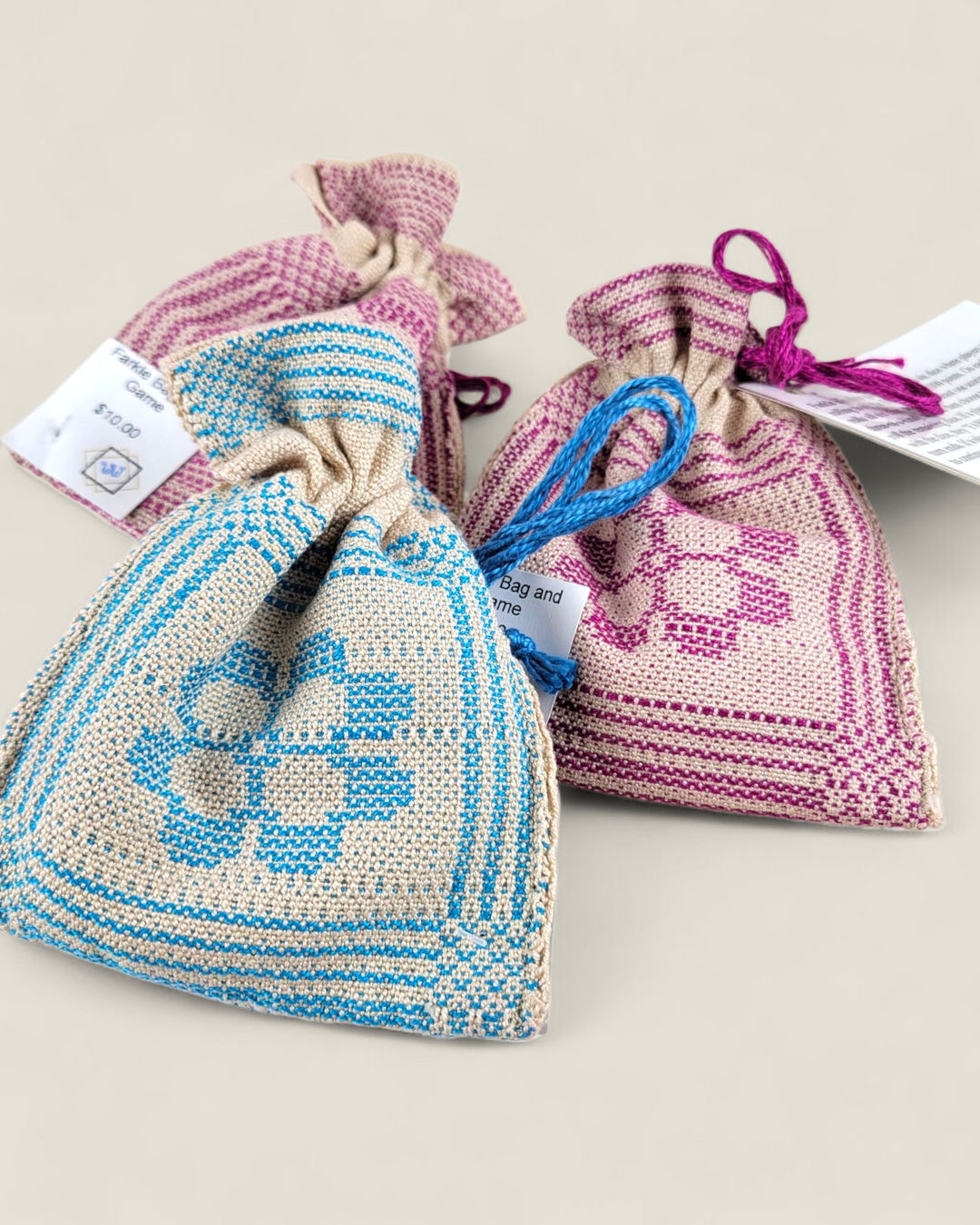 Woven Whimseys, Handwoven Farkle Bags