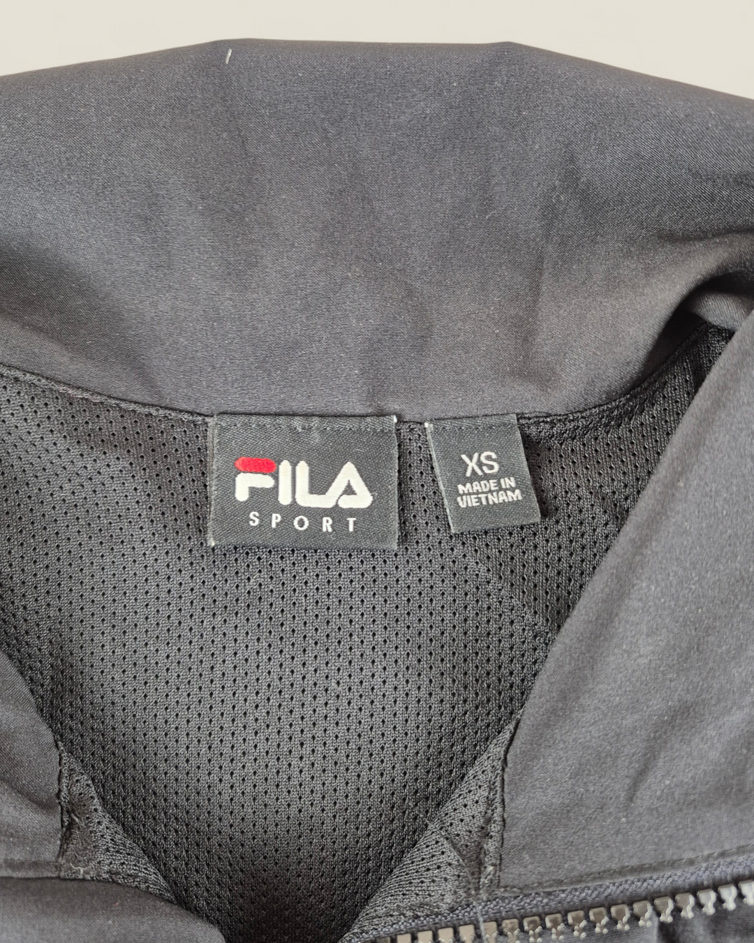 Pre-Loved FILA Sport Spring/Fall Black Jacket Ladies XS | Betty’s Marketplace