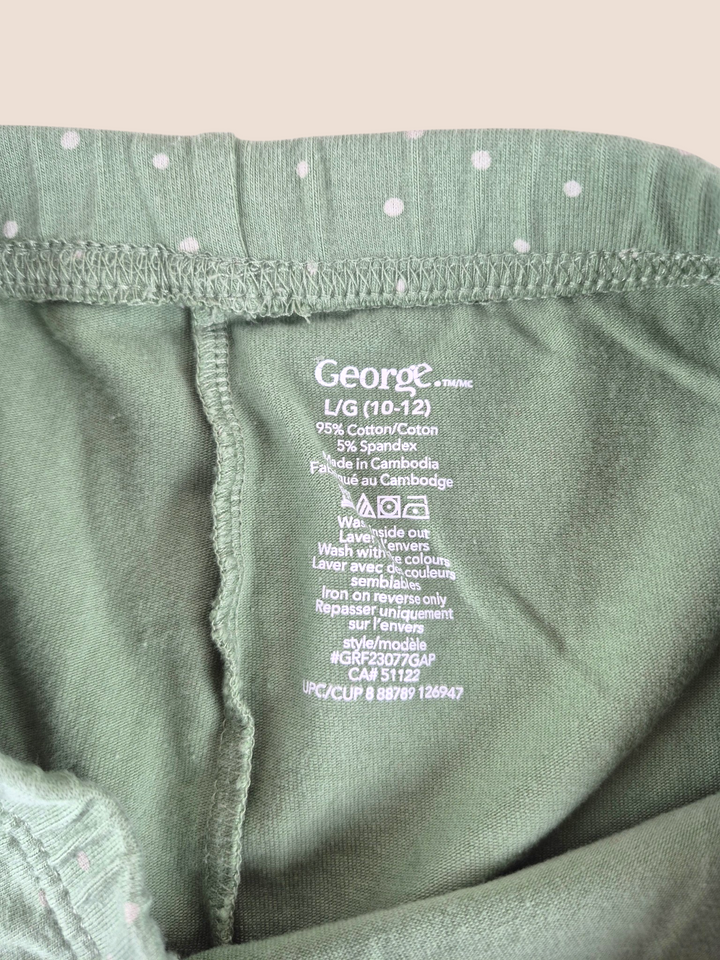 Pre-Loved George Green Polka Dot Leggings Girls 10-12Y | Betty’s Marketplace