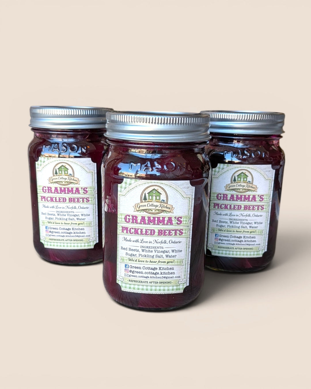 Green Cottage Kitchen, Pickled Beets