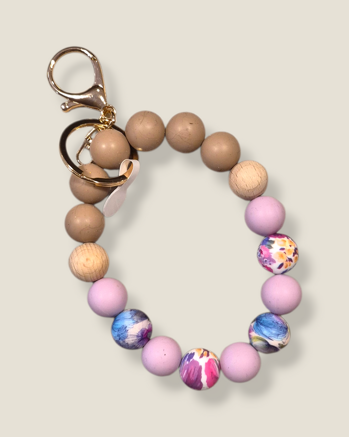 Teak Jewelry, Silicone Beaded Wristlets