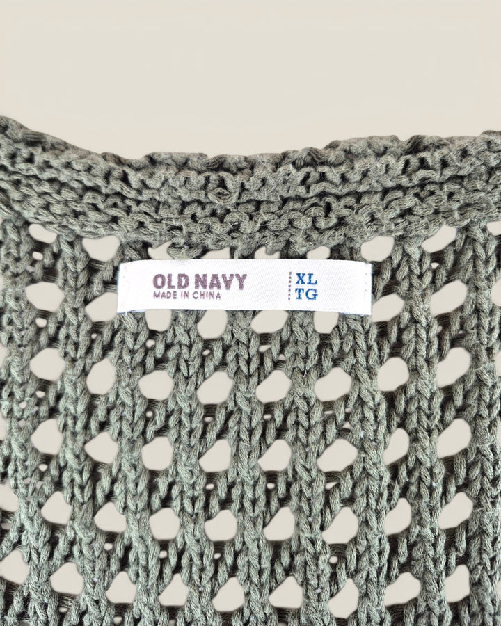 Pre-Loved Old Navy Knit Sleeveless Cardigan Ladies XL | Betty’s Marketplace