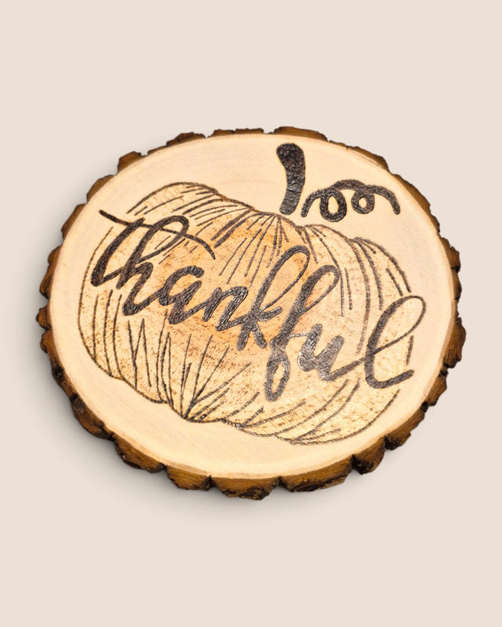 Marked In Wood, Fall Wood Burnt Home Decor & Signs