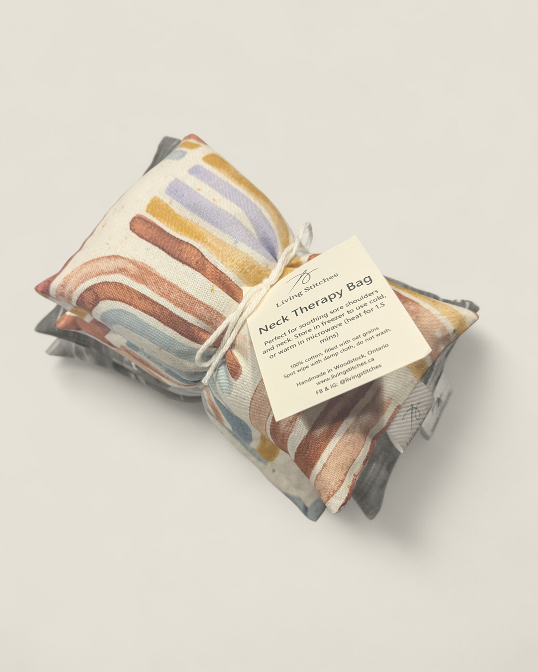 Living Stitches, Hot Cold Neck Therapy Bags