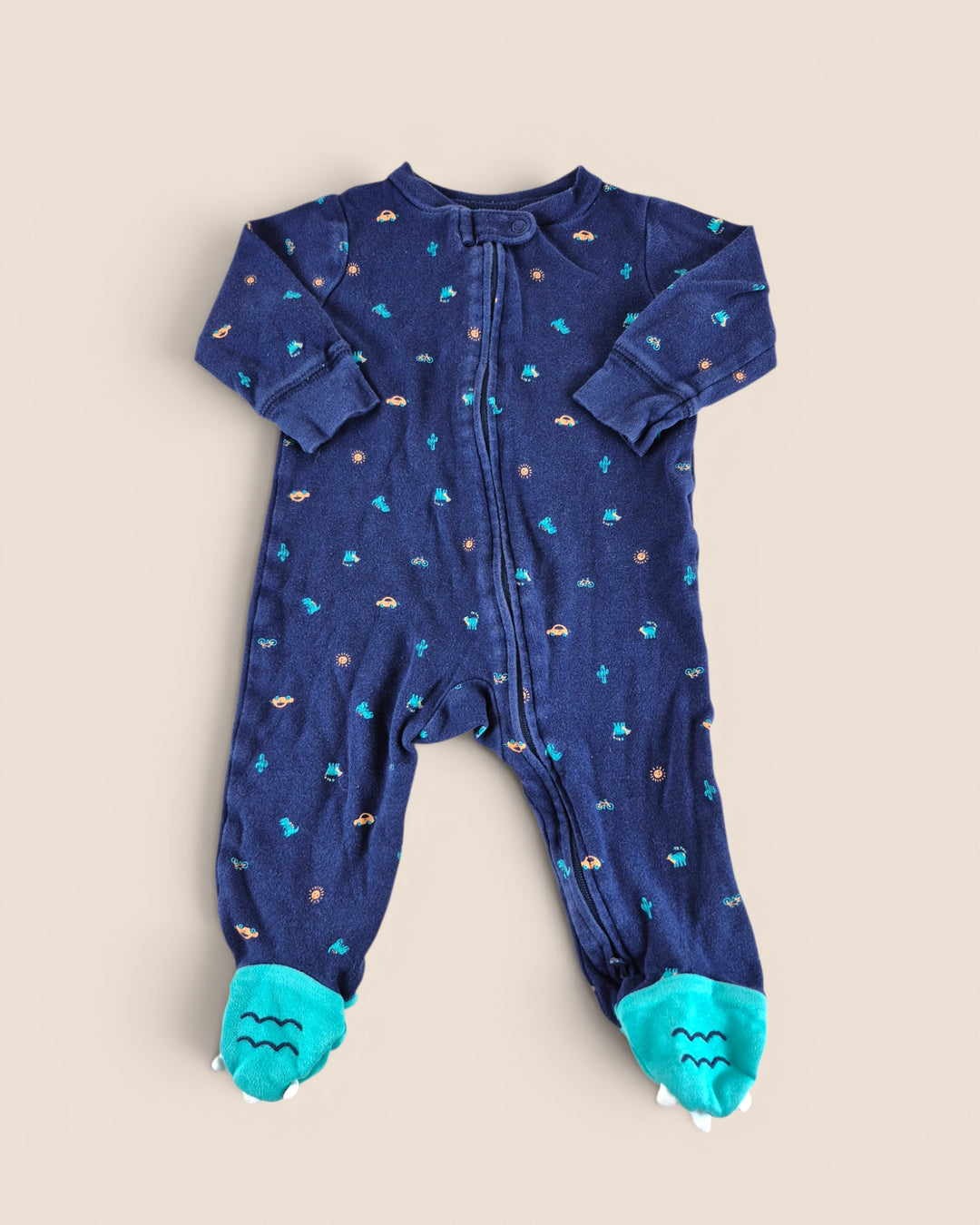 Pre-Loved Carter's Navy Footies 6M | Betty’s Marketplace