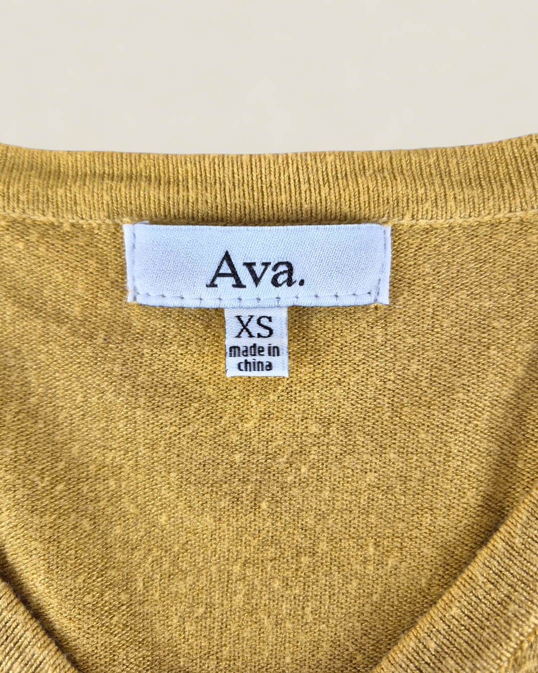 Pre-Loved Ava Mustard Cardigan Sweater Ladies XS | Betty’s Marketplace