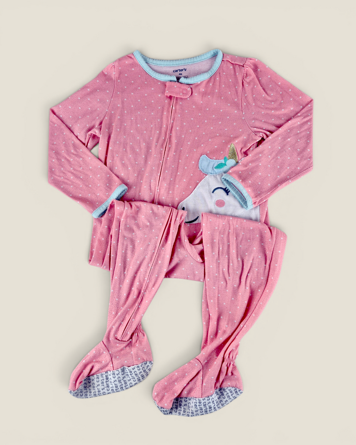 Pre-Loved Carter's Unicorn Footies Girls 4Y | Betty’s Marketplace