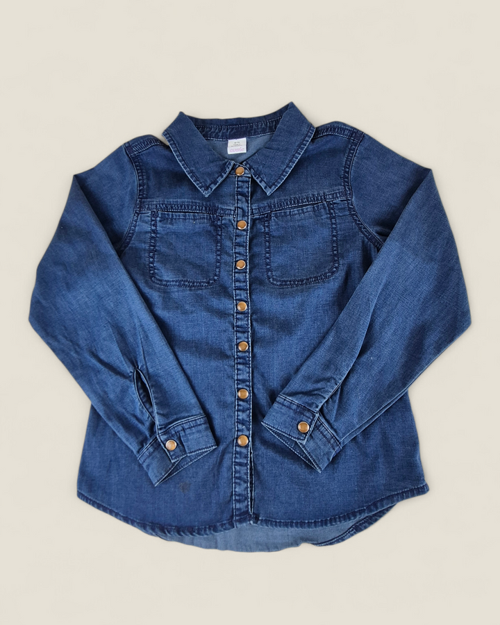 Pre-Loved Evsie Light Denim Top Girls 10Y | Betty’s Marketplace