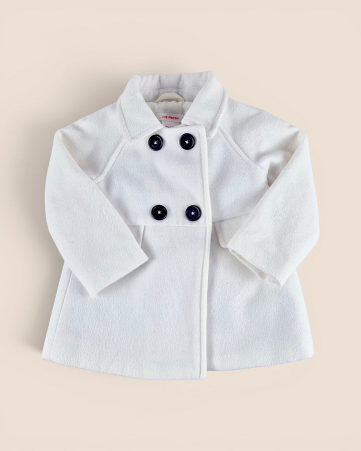 Pre-Loved Joe Fresh White Jacket Girls 6-12M | Betty’s Marketplace