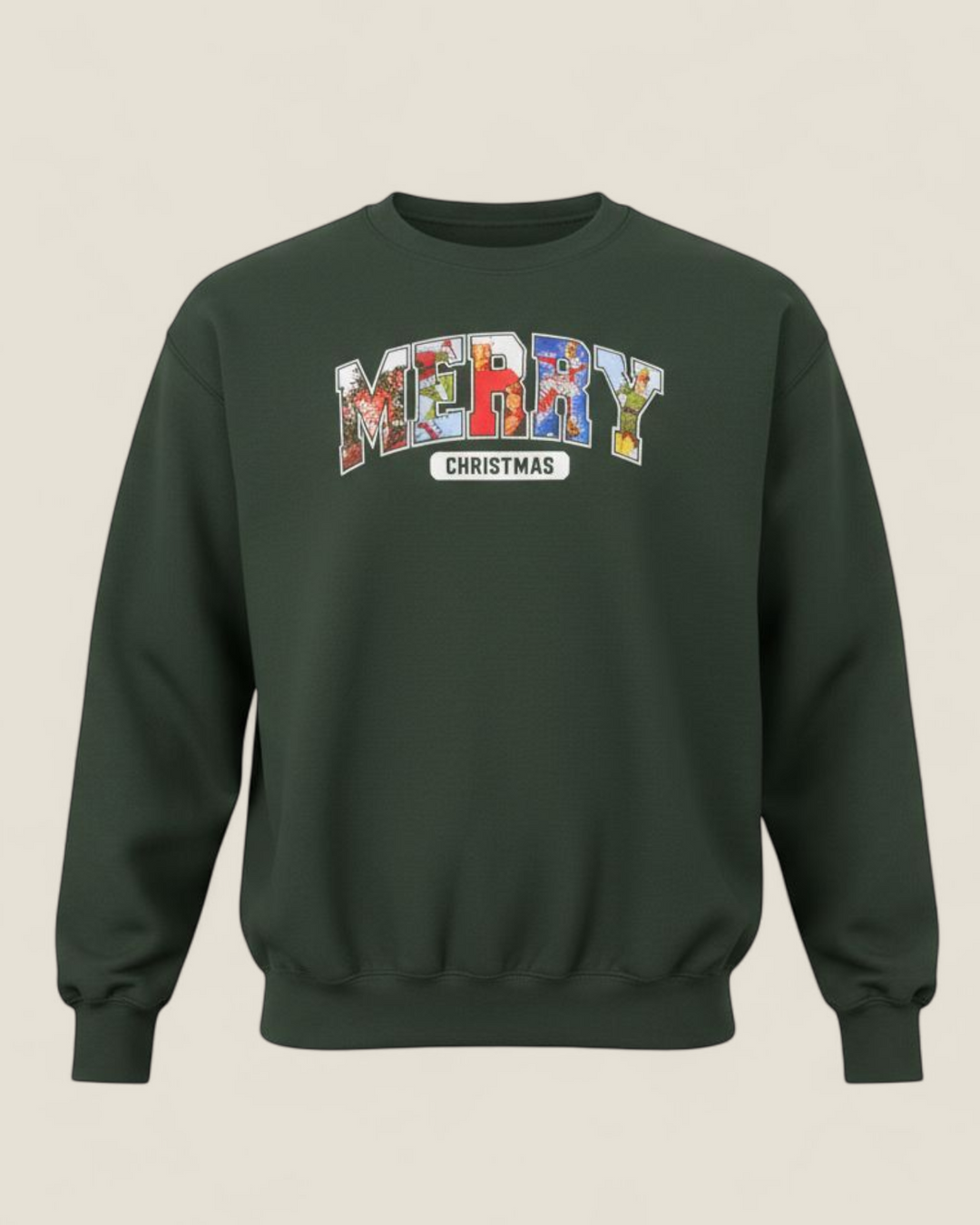 Rebel Lane Apparel Co., Holiday Crewneck Sweater- MERRY