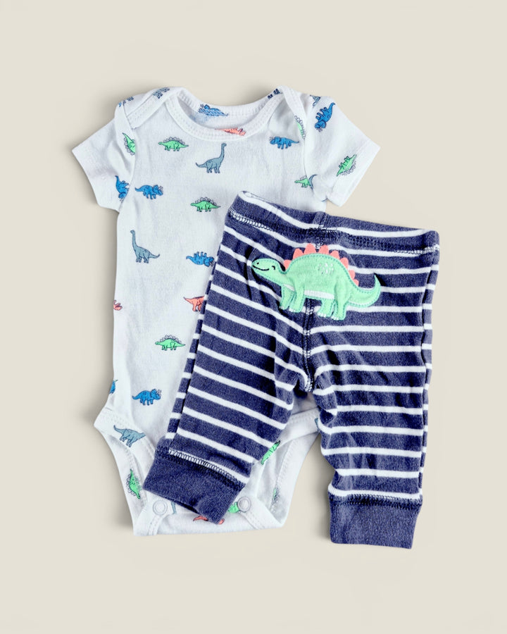Pre-Loved Carter's Dinosaur Onesie Outfit NB | Betty’s Marketplace