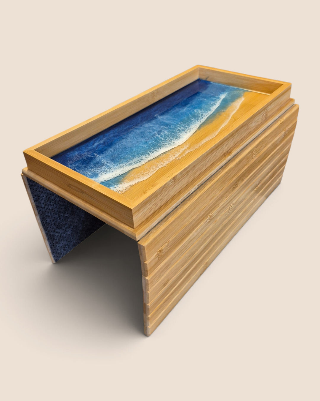 Kristi Scott Art, Sofa Arm Rest Ocean Tray