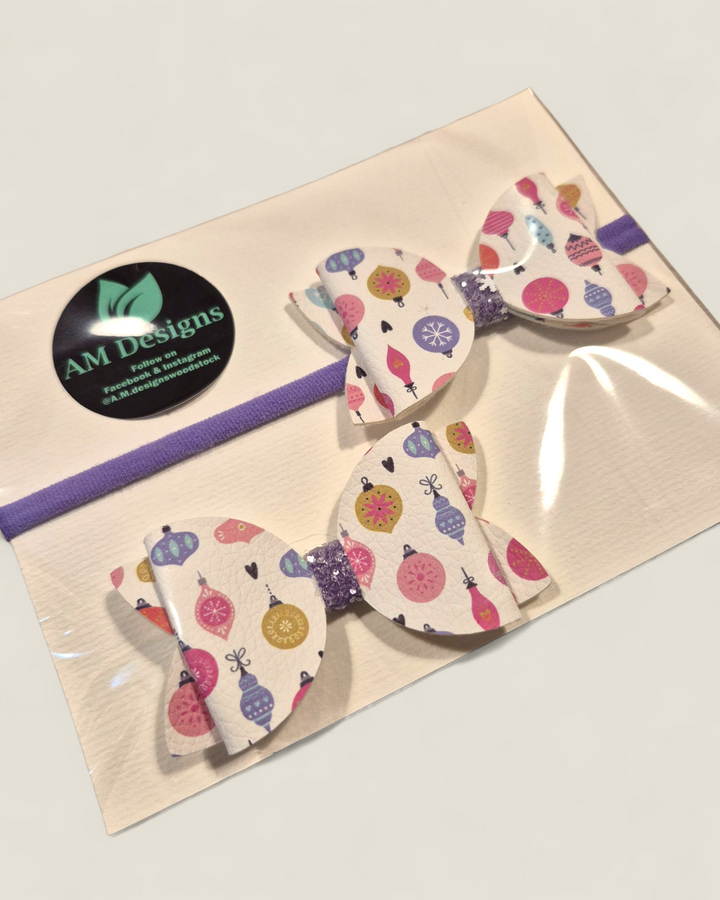 AM Designs, Holiday Hair Bow Sets