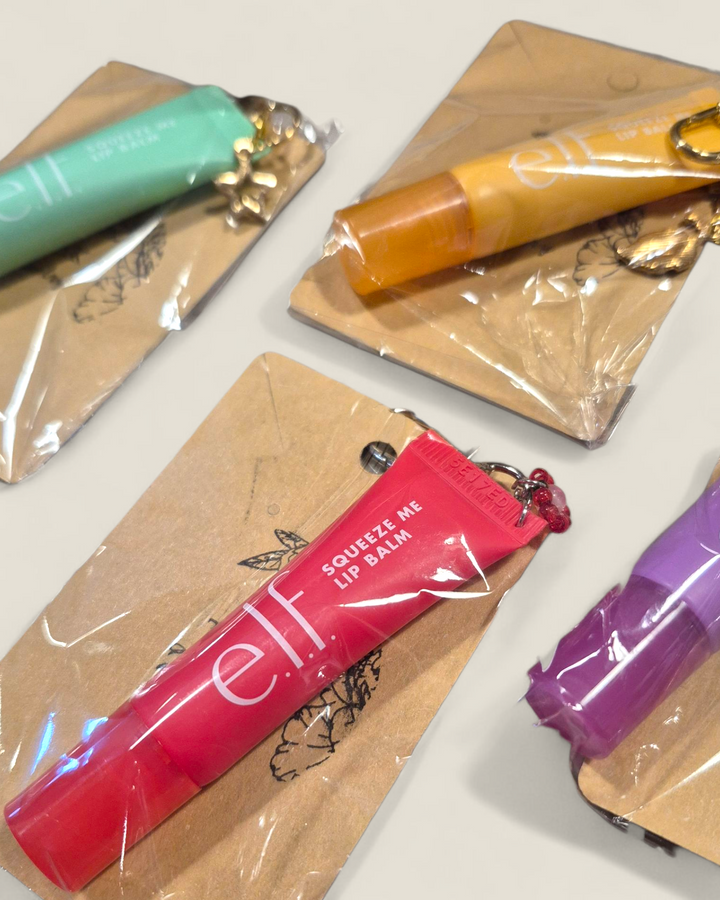 Teak Jewelry, Lip Balm Fobs with E.L.F Balm