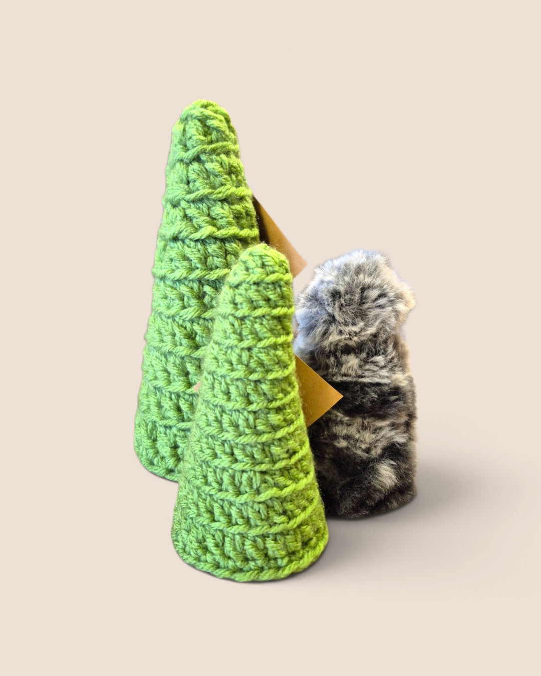 Knit Owl, Crochet Holiday Tree Decor