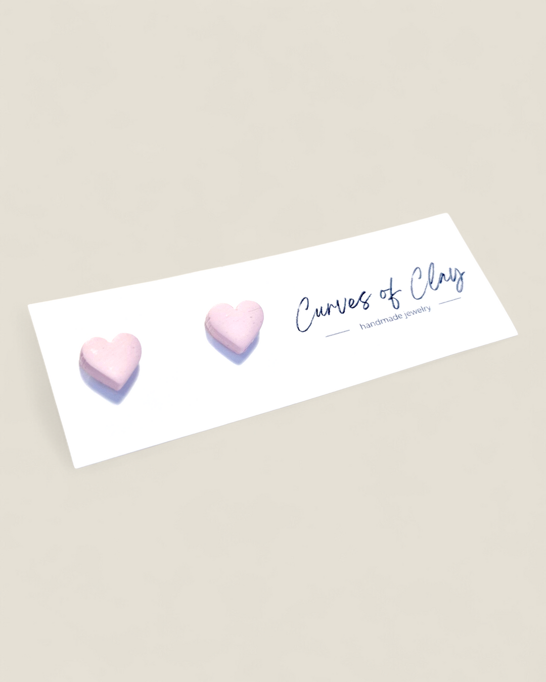 Curves of Clay, Valentine & Love Inspired Stud Earrings