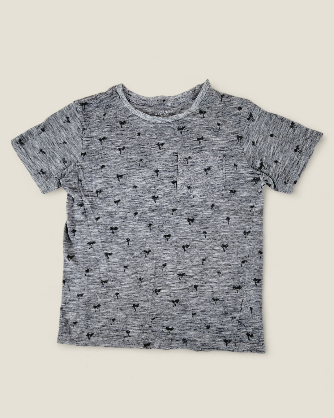 URBAN HERITAGE GREY PINEAPPLE POCKET TEE BOYS 10-12Y PRE-LOVED