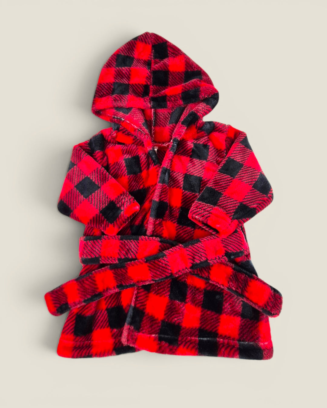 Pre-Loved HB Buffalo Plaid Housecoat 0-9M | Betty’s Marketplace
