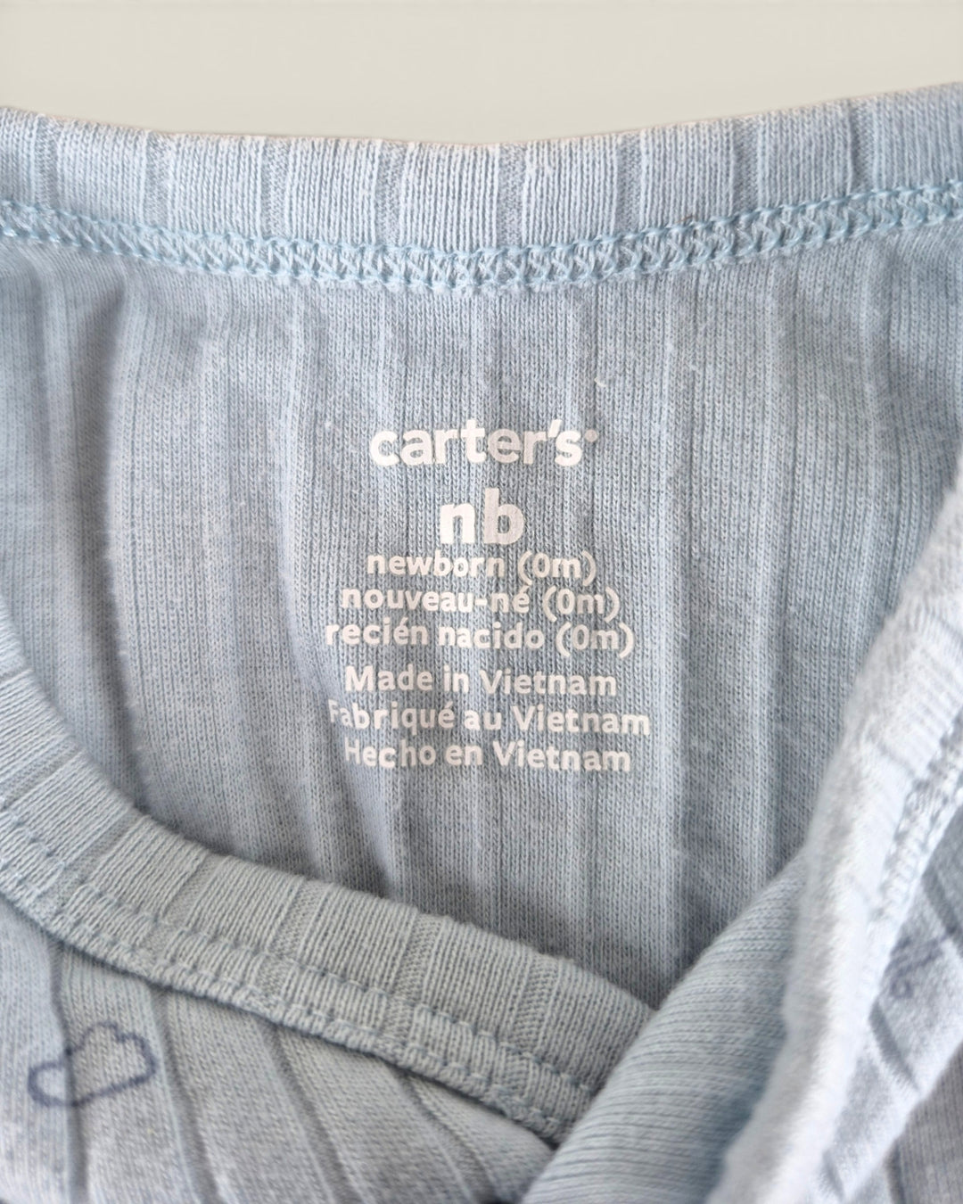 Pre-Loved Carter's Blue Pyjama Set NB | Betty’s Marketplace