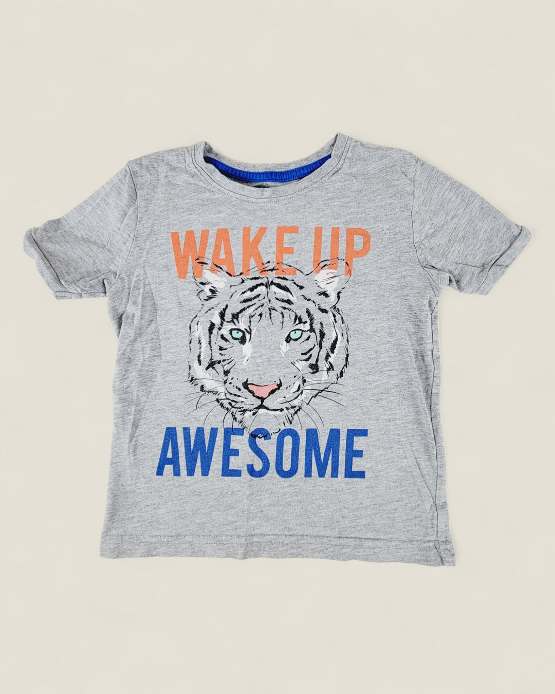 GEORGE GREY TIGER SLEEP TOP BOYS 6Y PRE-LOVED