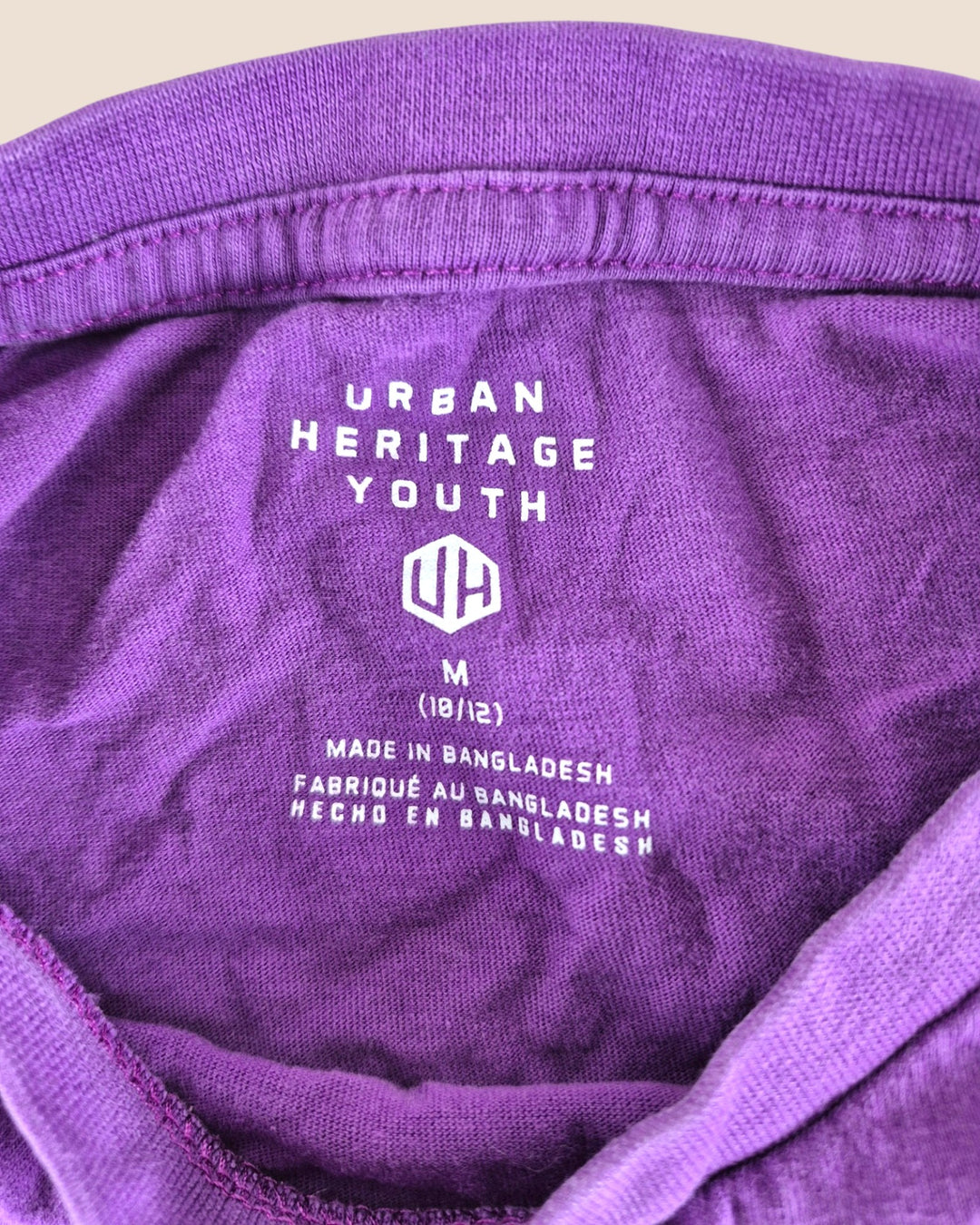 Pre-Loved Urban Heritage Purple Long Sleeve Top Boys 10-12Y | Betty’s Marketplace