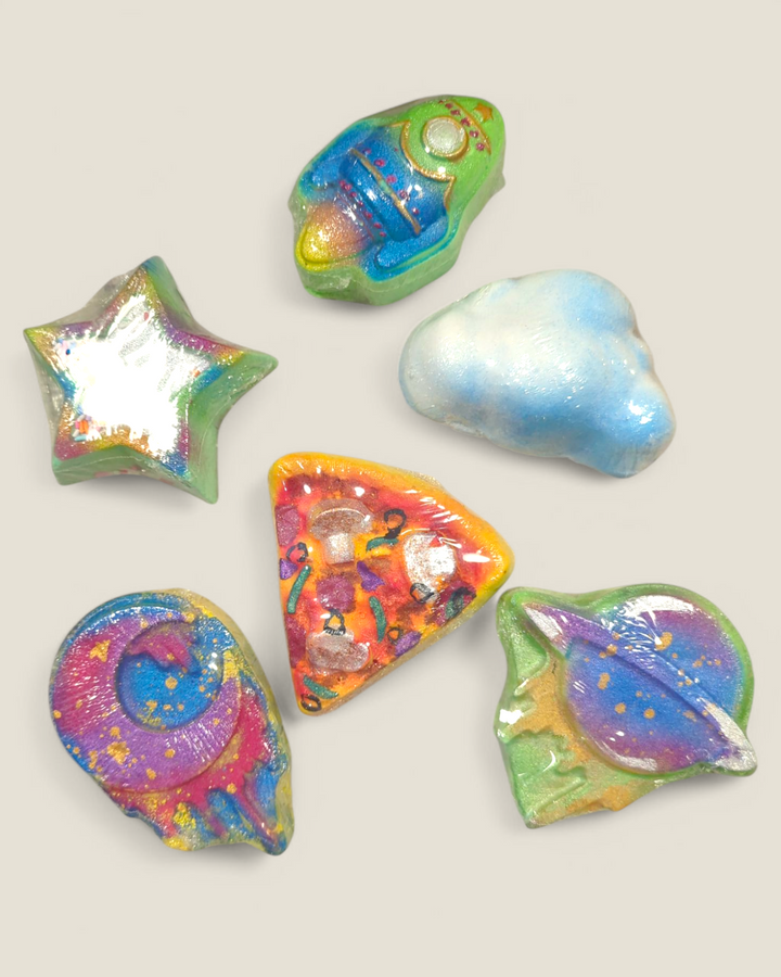 Peachy Clean Soap, Fun Shaped Bath Bombs