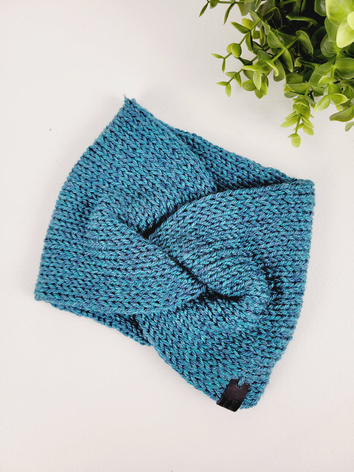 Knit Owl, Knitted Twist Teen to Adult Ear Warmers