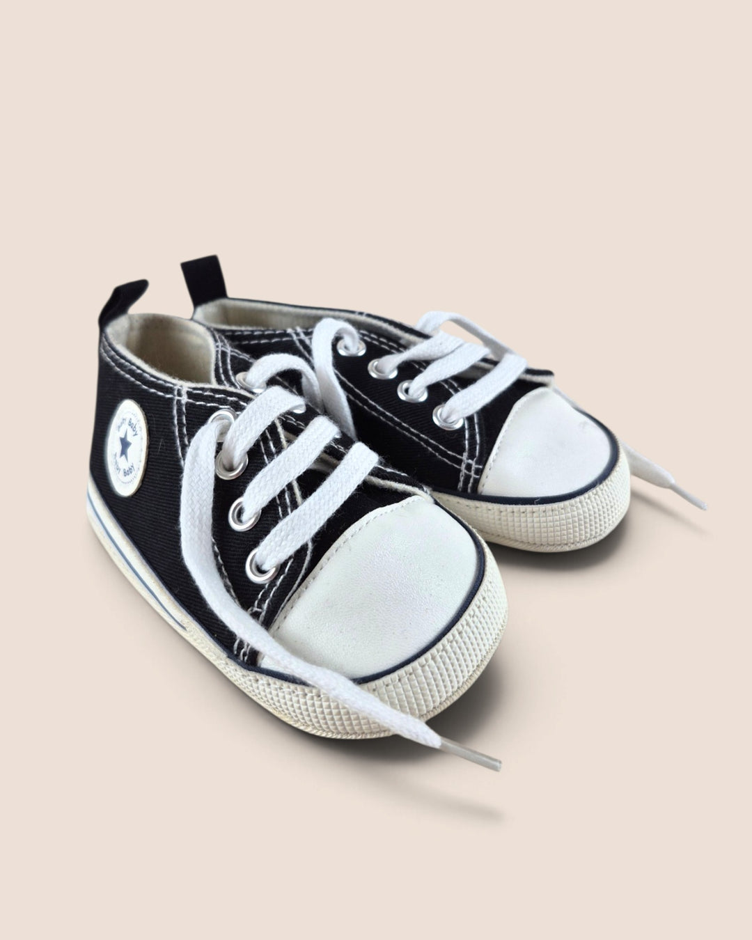 Pre-Loved Baby Black Canvas Shoes Size 3 | Betty’s Marketplace