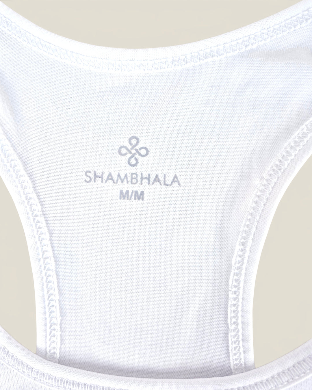 Pre-Loved Shambala Athletic White Tank Top Ladies Medium | Betty’s Marketplace