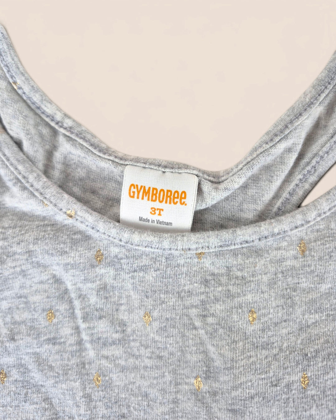 Pre-Loved Gymboree Grey & Gold Dress Girls 3Y | Betty’s Marketplace
