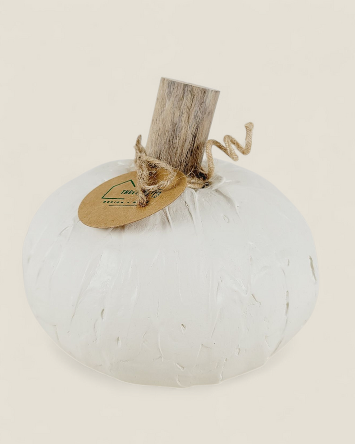 3-Thirty Design Co, Plaster Pumpkins