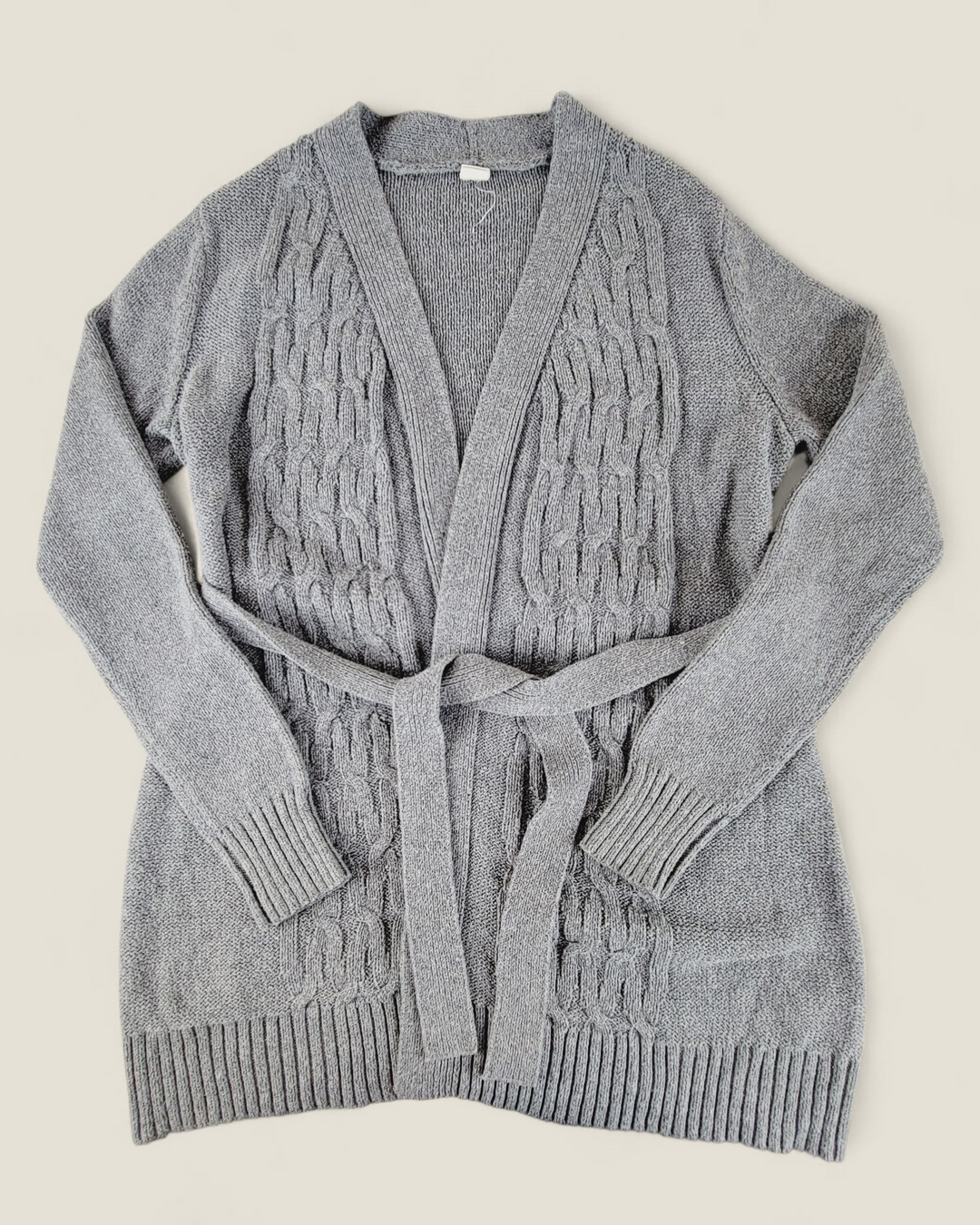 OLD NAVY GREY CARDIGAN SWEATER LADIES MEDIUM PRE-LOVED