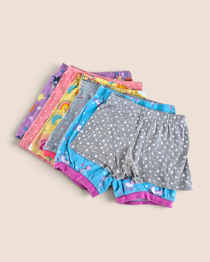 Pre-Loved 6 Pack Of Assorted Pyjama Bottoms Girls 3Y | Betty’s Marketplace