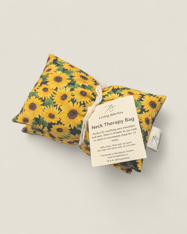 Living Stitches, Hot Cold Neck Therapy Bags