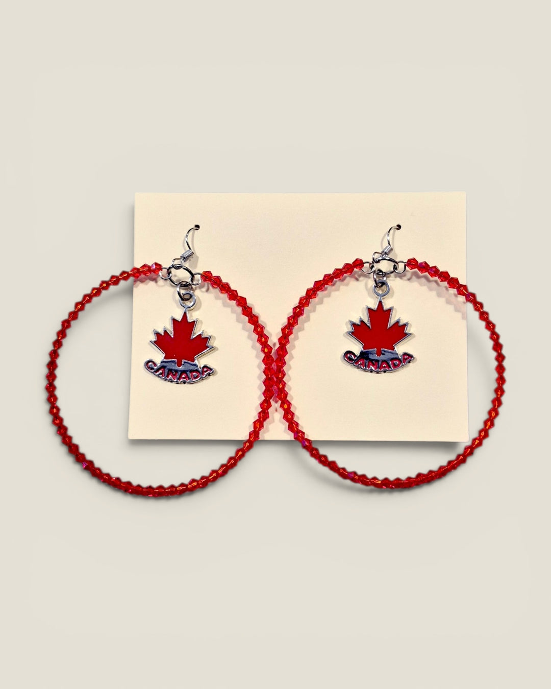 Tracey's Treasures, Beaded Hoop Earrings